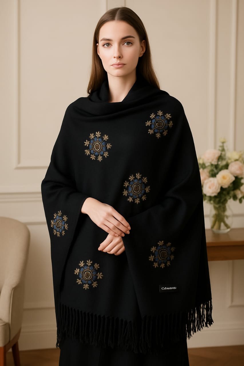 alkaram cape shawls